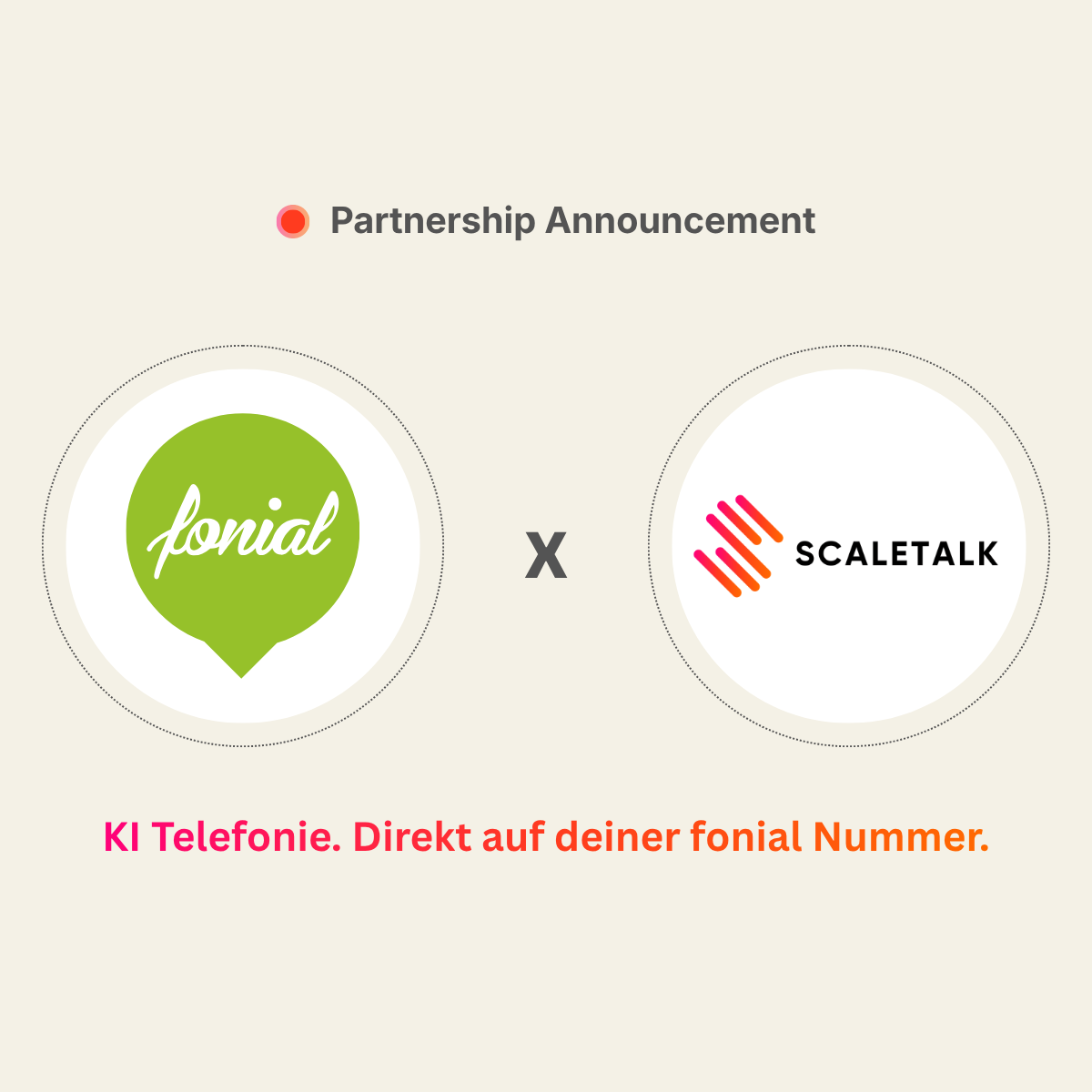 ScaleTalk x fonial Partnership Announcement